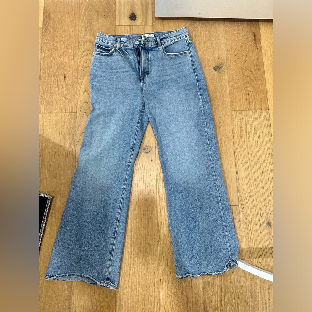 Loft wide leg pants used once